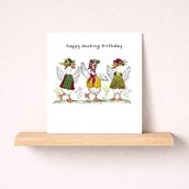 Birthday Card - Happy Ducking birthday Birthday Card - Happy Ducking birthday