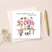 Open Card - Maturing Depends On Who You're With Open Card - Maturing Depends On Who You're With