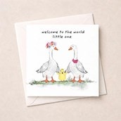New Baby Card - Welcome Little One New Baby Card - Welcome Little One