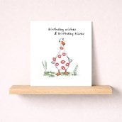 Birthday Card - Goose Kisses Birthday Card - Goose Kisses
