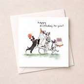 Birthday Card - Dogs With Birthday Cake Birthday Card - Dogs With Birthday Cake