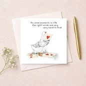 Thinking Of You Card - Right Words Are Hard To Find