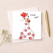 Open Card - Love Ya Open Card - Love Ya