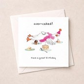Birthday Card - Over Caked Goose