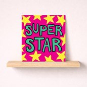 Congratulations Card - Super Star