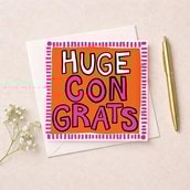 Congratulations Card - Huge Congrats