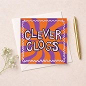 Congratulations Card - Clever Clogs