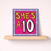 Anniversary Card - She's A 10 Anniversary Card - She's A 10