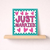 Wedding Card - Just Married Wedding Card - Just Married