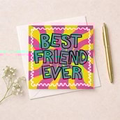 Friendship Card - Best Friend Ever Friendship Card - Best Friend Ever