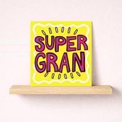 Gran Birthday Card - Super Gran Gran Birthday Card - Super Gran