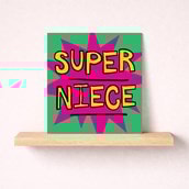 Niece Birthday Card - Super Niece Niece Birthday Card - Super Niece