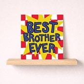Brother Birthday Card - Best Brother Ever Brother Birthday Card - Best Brother Ever