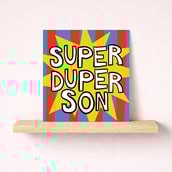 Son Birthday Card - Super Duper Son Son Birthday Card - Super Duper Son