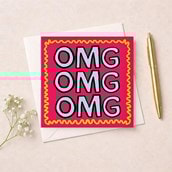 Congratulations Card - Omg Omg Omg
