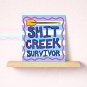 Congratulations Card - Shit Creek Survivor