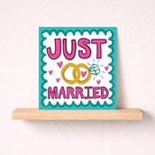 Wedding Card - Just Married