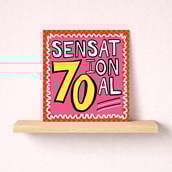 Age 70 Birthday Card - Sensational 70