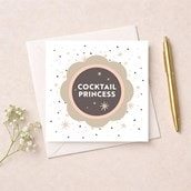 Open Card - Cocktail Princess Open Card - Cocktail Princess