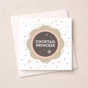 Open Card - Cocktail Princess Open Card - Cocktail Princess
