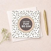 Open Card - Let The Fun Be Gin