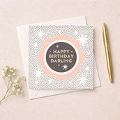 Birthday Card - Happy Birthday Darling Birthday Card - Happy Birthday Darling