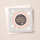 Birthday Card - Happy Birthday Darling Birthday Card - Happy Birthday Darling