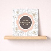 Girlfriend Birthday Card - Best Girlfriend Ever