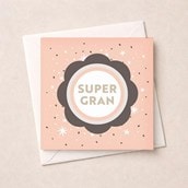 Gran Birthday Card - Super Gran Gran Birthday Card - Super Gran