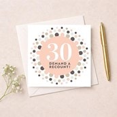 Age 30 Birthday Card - 30 Demand A Recount! Age 30 Birthday Card - 30 Demand A Recount!