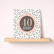 Age 40 Birthday Card - 40 Demand A Recount!