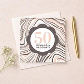 Age 50 Birthday Card - 50 Demand A Recount!