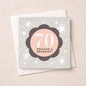 Age 70 Birthday Card - 70 Demand A Recount! Age 70 Birthday Card - 70 Demand A Recount!