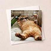 Birthday Card - Exhausted By Nine