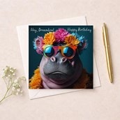 Birthday Card - Hey Dreamboat