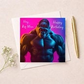 Birthday Card - Hey Big Man