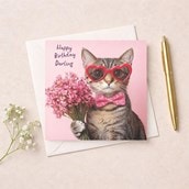 Birthday Card - Happy Birthday Darling