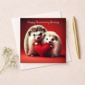 Anniversary Card - Happy Anniversary Darling Anniversary Card - Happy Anniversary Darling