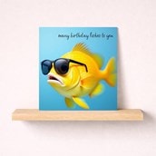 Birthday Card - Many Birthday Fishes To You
