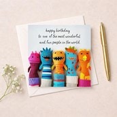 Birthday Card - Fun People In The World Birthday Card - Fun People In The World