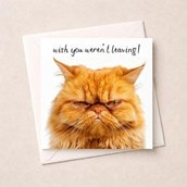 Sorry You're Leaving Card - Grumpy Cat Sorry You're Leaving Card - Grumpy Cat