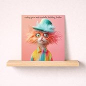 Brother Birthday Card - Crazy Cat