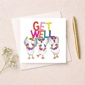 Get Well Soon Card - Get Well Geese