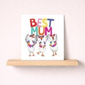 Open Card - Best Mum Geese