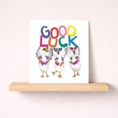 Good Luck Card - Good Luck Geese