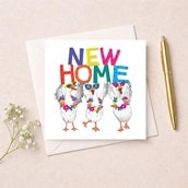 New Home Card - New Home Geese New Home Card - New Home Geese