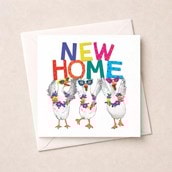 New Home Card - New Home Geese New Home Card - New Home Geese