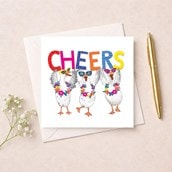 Thank You Card - Cheers Geese