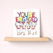 Engagement Card - You're Engaged Geese