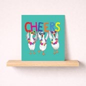 Thank You Card - Cheers Geese